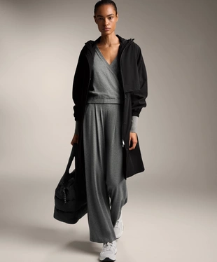 STRAIGHT FIT KNIT TROUSERS- Заказать в России