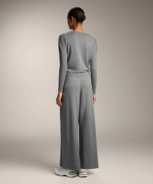 STRAIGHT FIT KNIT TROUSERS- Заказать в России