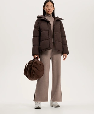 KNIT JACKET WITH CONTRAST DETAILS- Заказать в России