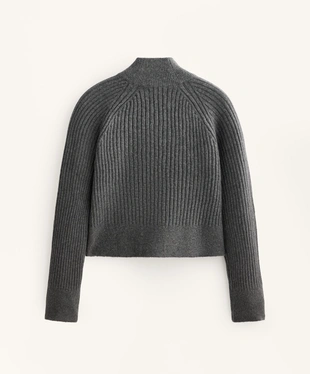 SOFT RIB KNIT JACKET- Заказать в России