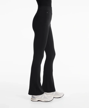 HIGH RISE WARM FLARE TROUSERS WITH POCKETS- Заказать в России