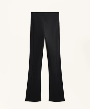 HIGH RISE WARM FLARE TROUSERS WITH POCKETS- Заказать в России