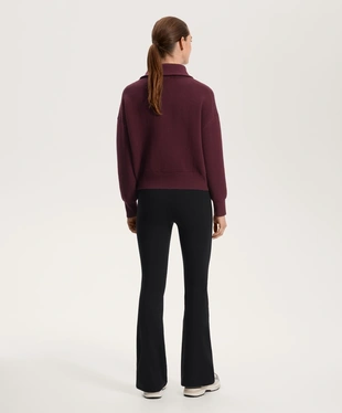TEXTURED HALF-ZIP KNIT JUMPER- Заказать в России