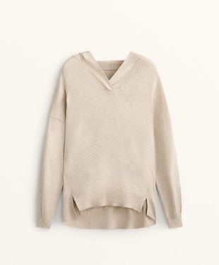 FINE KNIT HOODED JUMPER- Заказать в России