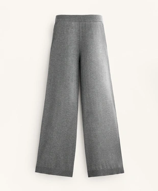 10% CASHMERE STRAIGHT KNIT TROUSERS- Заказать в России