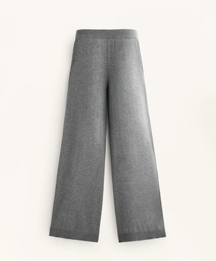 10% CASHMERE STRAIGHT KNIT TROUSERS- Заказать в России