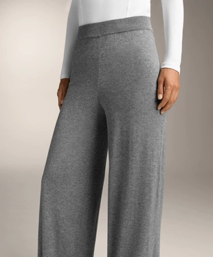 10% CASHMERE STRAIGHT KNIT TROUSERS- Заказать в России