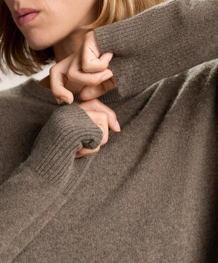 100% CASHMERE KNIT ROUND-NECK JUMPER- Заказать в России