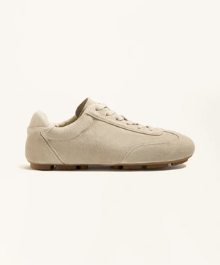 SPLIT-LEATHER TRAINERS- Заказать в России