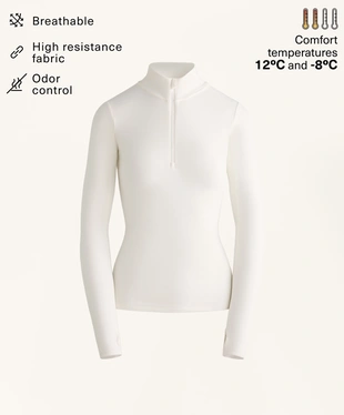HALF-ZIP BASE LAYER T-SHIRT- Заказать в России