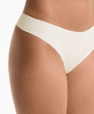 5 POLYAMIDE BLEND INVISIBLE THONGS- Заказать в России