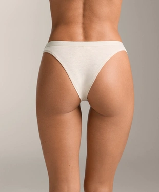 3 COTTON BLEND LOGO BRAZILIAN BRIEFS- Заказать в России