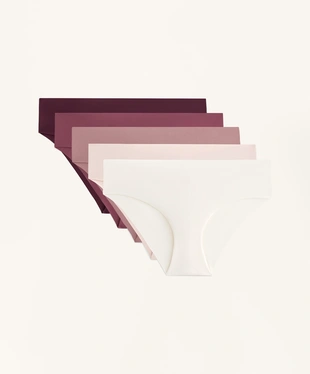 5 INVISIBLE POLYAMIDE BLEND HIPSTER BRIEFS- Заказать в России