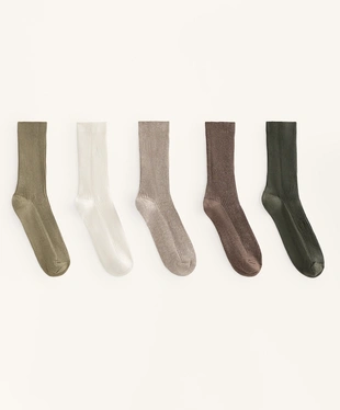 5 PAIRS OF CLASSIC COTTON BLEND SOCKS- Заказать в России