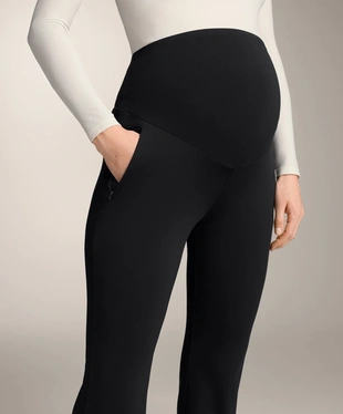 WARM FLARE MATERNITY TROUSERS- Заказать в России