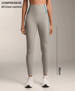 COMPRESSIVE CORE-CONTROL HIGH-RISE ANKLE-LENGTH 65CM LEGGINGS- Заказать в России