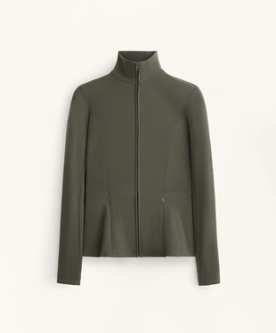 LIGHT WARM PEPLUM TECHNICAL JACKET- Заказать в России