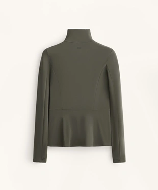 LIGHT WARM PEPLUM TECHNICAL JACKET- Заказать в России