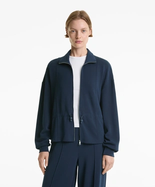 ADJUSTABLE WAIST JACKET WITH SOFT-TOUCH MODAL- Заказать в России