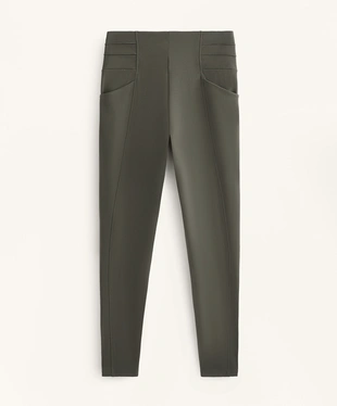 EVERMOVE RIBBED HIGH-RISE ANKLE-LENGTH LEGGINGS- Заказать в России