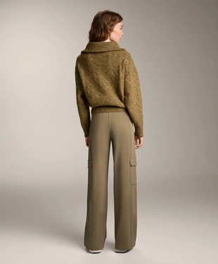 HIGH-RISE WARM CARGO TROUSERS- Заказать в России