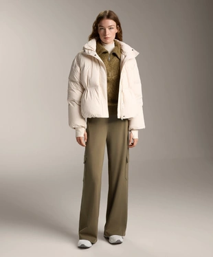 HIGH-RISE WARM CARGO TROUSERS- Заказать в России