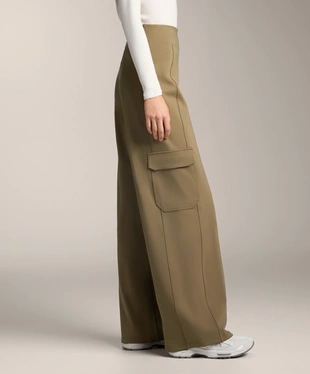 HIGH-RISE WARM CARGO TROUSERS- Заказать в России