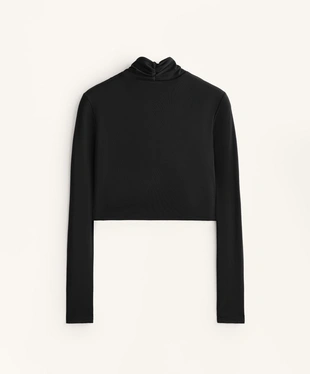 COMFORTLUX DRAPED NECKLINE T-SHIRT- Заказать в России