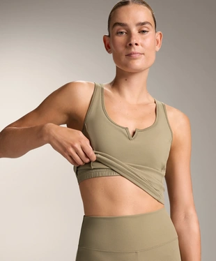 SLEEVELESS WAFFLE TANK TOP- Заказать в России