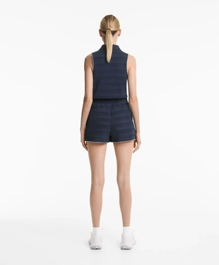 100% COTTON SLEEVELESS JACQUARD POLO SHIRT- Заказать в России