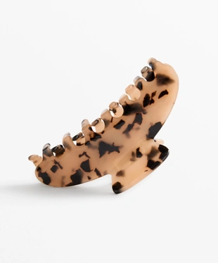 TORTOISESHELL-EFFECT LARGE HAIR CLIP- Заказать в России
