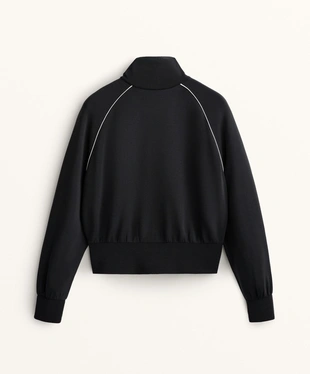 PIPING JACKET WITH HIGH COLLAR AND SOFT-TOUCH MODAL- Заказать в России
