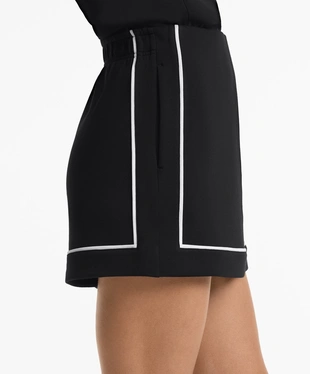TROUSER SKIRT WITH SOFT-TOUCH MODAL AND PIPING- Заказать в России