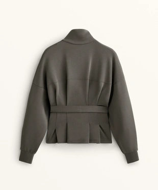 SOFT-TOUCH MODAL BELTED JACKET- Заказать в России