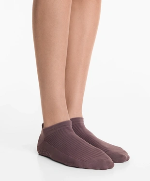 2 PAIRS OF POLYAMIDE BLEND YOGA AND PILATES SNEAKER SOCKS- Заказать в России