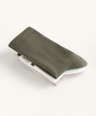 3 PAIRS OF CLASSIC COTTON BLEND SPORTS SOCKS- Заказать в России