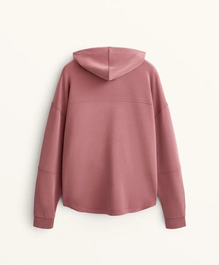 SOFT-TOUCH HOODED JACKET WITH MODAL- Заказать в России
