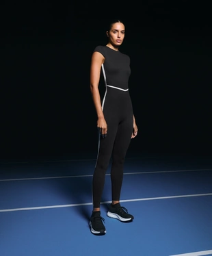 PERFECT ADAPT LONG JUMPSUIT WITH SIDE STRIPE- Заказать в России
