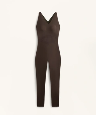 COMPRESSIVE BLOCK LONG JUMPSUIT- Заказать в России