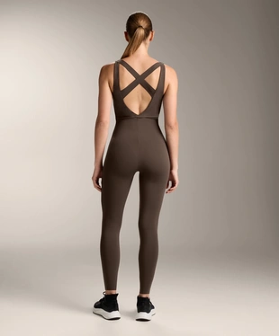 COMPRESSIVE BLOCK LONG JUMPSUIT- Заказать в России