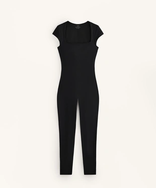 COMFORTLUX SQUARE NECK JUMPSUIT- Заказать в России