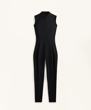 COMPRESSIVE HALF-ZIP LONG JUMPSUIT- Заказать в России