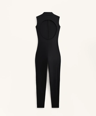COMPRESSIVE HALF-ZIP LONG JUMPSUIT- Заказать в России