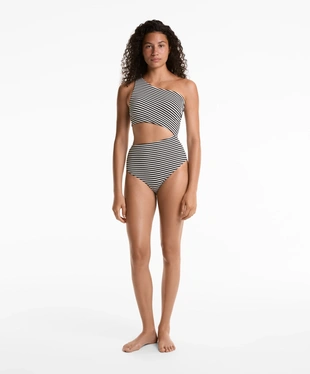 STRIPED ASYMMETRIC TRIKINI- Заказать в России
