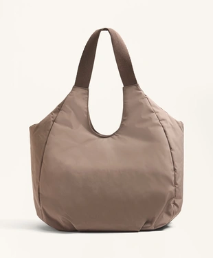 SHOPPER BAG WITH CONTRASTING HANDLE- Заказать в России