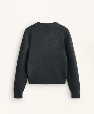 STRUCTURED KNIT ZIP-THROUGH JACKET- Заказать в России