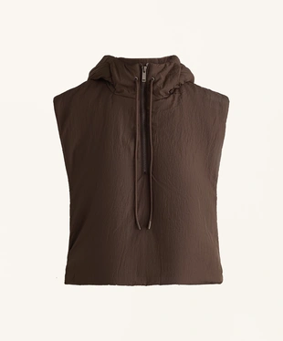 HOODED PADDED GILET- Заказать в России
