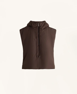 HOODED PADDED GILET- Заказать в России