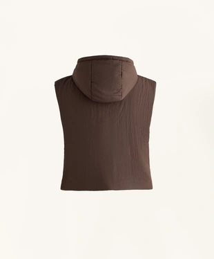 HOODED PADDED GILET- Заказать в России