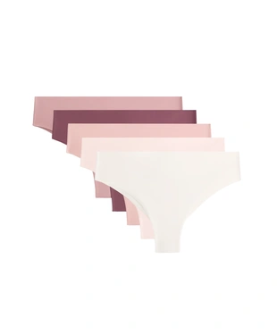 5 POLYAMIDE BLEND INVISIBLE BRAZILIAN BRIEFS- Заказать в России